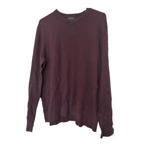 H&M Maroon Crew Neck Pullover Sweater Mens XL